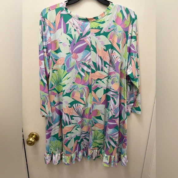 Floral Multicolor Women's Top - Picture 5 of 5